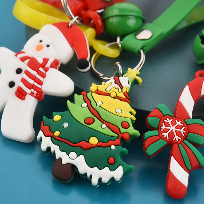 Wholesale Keychains PVC Alloy Cartoon Cute Christmas JDC-KC-JXi013