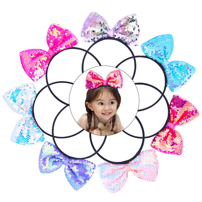 Jewelry WholesaleWholesale sequin hairpin children's festival cute big butterfly headband JDC-HD-OM002 Headband 欧魅 %variant_option1% %variant_option2% %variant_option3%  Factory Price JoyasDeChina Joyas De China