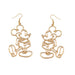 Jewelry WholesaleWholesale alloy gold cartoon earrings JDC-ES-AYN376 Earrings 爱伊娜 %variant_option1% %variant_option2% %variant_option3%  Factory Price JoyasDeChina Joyas De China