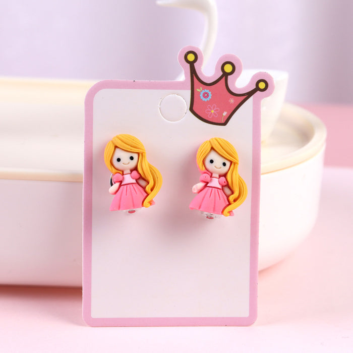 Jewelry WholesaleWholesale Cartoon Earless Children's Ear Clips JDC-ES-Duor001 Earrings 朵蕊 %variant_option1% %variant_option2% %variant_option3%  Factory Price JoyasDeChina Joyas De China