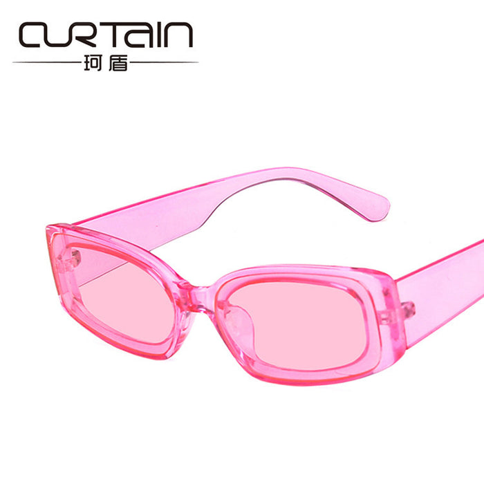 Wholesale personality candy color sunglasses hip hop style JDC-SG-KD167