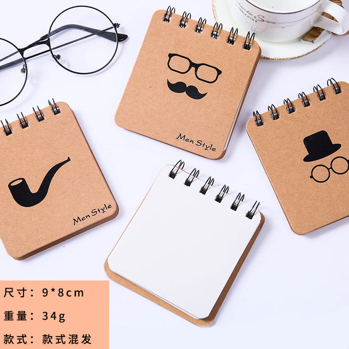 Wholesale notebook paper beard coil thickened kraft paper MOQ≥2 JDC-NK-QHJ002