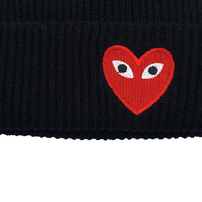 Wholesale Hat Wool Heart Embroidery Knitted Hat (F) JDC-FH-AXing009