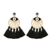 Jewelry WholesaleWholesale Devil's Eye Boho Tassel Alloy Cotton Thread Earrings JDC-ES-GSJM090 Earrings 杰米 %variant_option1% %variant_option2% %variant_option3%  Factory Price JoyasDeChina Joyas De China