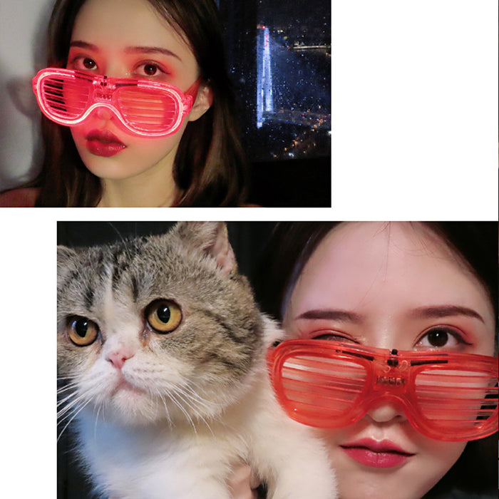 Jewelry WholesaleWholesale three-stop flash luminescent glasses JDC-SG-MingK005 Sun Glasses 明可 %variant_option1% %variant_option2% %variant_option3%  Factory Price JoyasDeChina Joyas De China