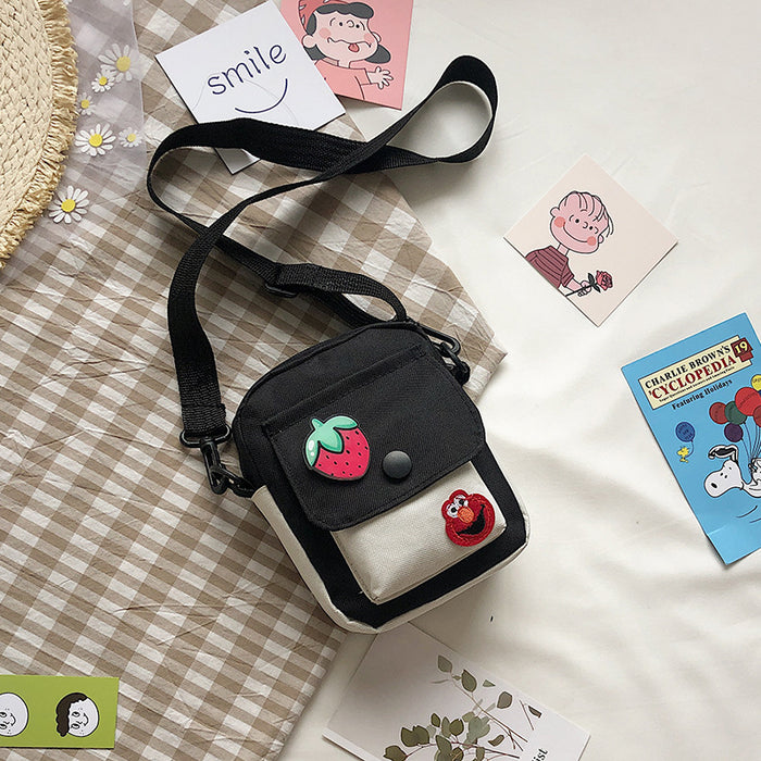 Wholesale Canvas Cartoon Shoulder Bag JDC-SD-Xinqing001