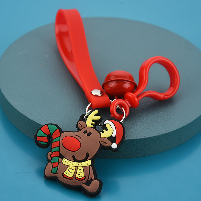 Wholesale Keychains PVC Alloy Cartoon Cute Christmas JDC-KC-JXi013