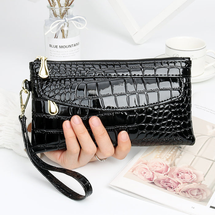 Wholesale handbag PU mobile phone coin purse glossy JDC-HB-Yashuang001