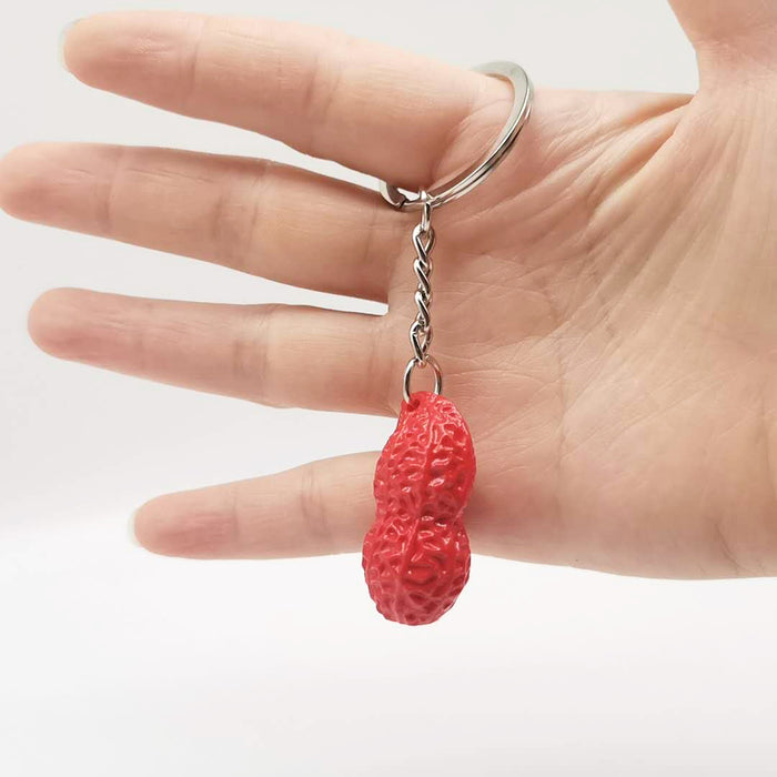 Wholesale Keychains For Backpacks Resin Peanut Keychain MOQ≥2 JDC-KC-YY033