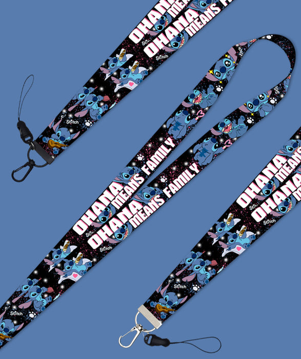 Wholesale Keychains Polyester  Anime Keychain Long Lanyard Combination Detachable (M) MOQ≥8 JDC-KC-QTN014