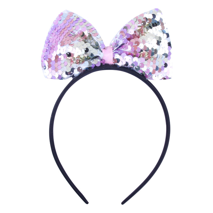 Wholesale sequin hairpin children's festival cute big butterfly headband JDC-HD-OM002