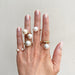 Jewelry WholesaleWholesale Gold Plated Pearl Metal Ring Set MOQ≥3 JDC-RS-GSYS005 Rings 伊尚 %variant_option1% %variant_option2% %variant_option3%  Factory Price JoyasDeChina Joyas De China