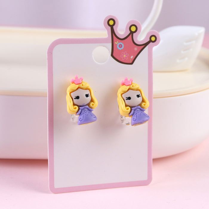 Jewelry WholesaleWholesale Cartoon Earless Children's Ear Clips JDC-ES-Duor001 Earrings 朵蕊 %variant_option1% %variant_option2% %variant_option3%  Factory Price JoyasDeChina Joyas De China