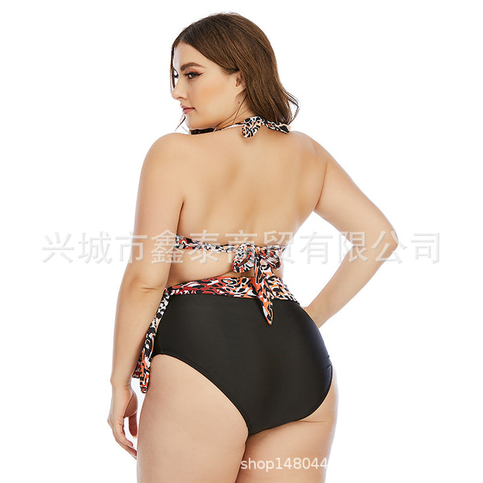 Wholesale plus size swimsuit split plus fertilizer plus swimsuit JDC-SW-XTai002