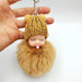 Jewelry WholesaleWholesale Plush Doll Hair Ball Keychain MOQ≥2 JDC-KC-QiShi030 Keychains 奇释 %variant_option1% %variant_option2% %variant_option3%  Factory Price JoyasDeChina Joyas De China