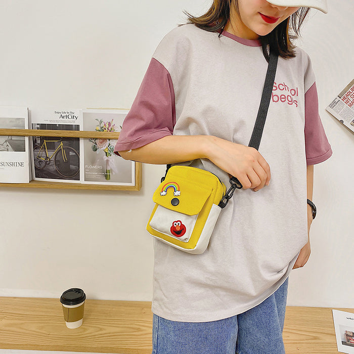 Wholesale Canvas Cartoon Shoulder Bag JDC-SD-Xinqing001