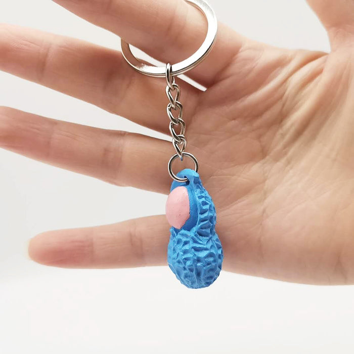 Wholesale Keychains For Backpacks Resin Peanut Keychain MOQ≥2 JDC-KC-YY033