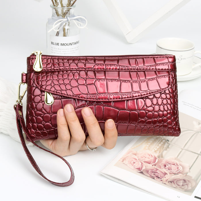 Wholesale handbag PU mobile phone coin purse glossy JDC-HB-Yashuang001