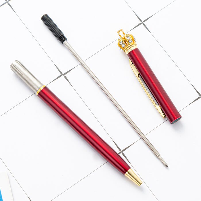 Wholesale Crown Diamond Metal Ballpoint Pen MOQ≥2 JDC-BP-Huah074