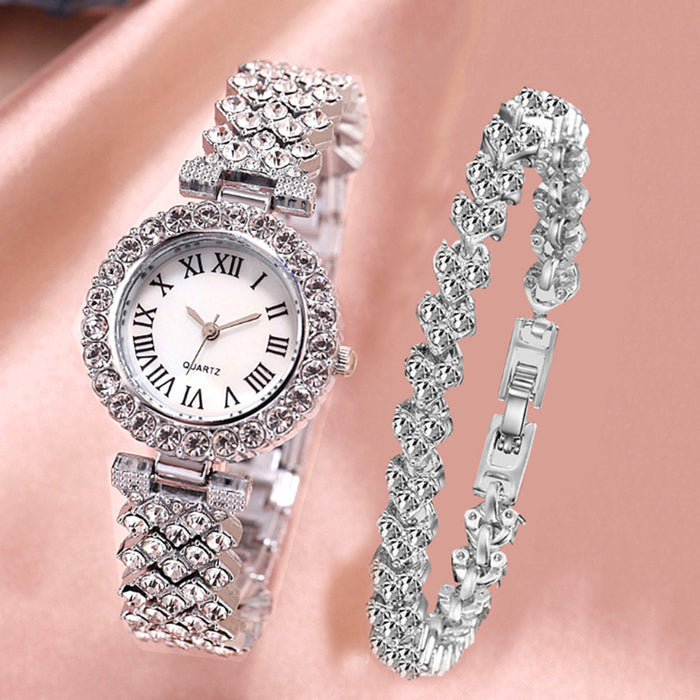 Wholesale Diamond Alloy Ladies Quartz Watch JDC-WH-QiM001