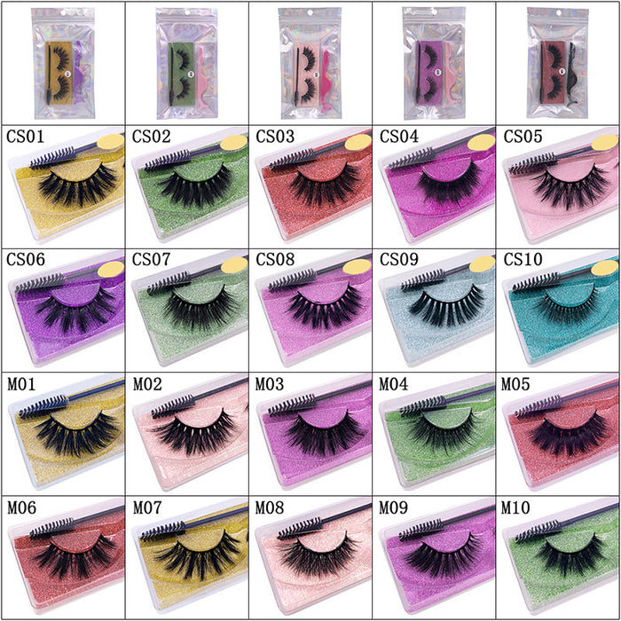 Jewelry WholesaleWholesale 3D color suit thick European and American eyelashes JDC-EY-LMB026 eyelashes 利美博 %variant_option1% %variant_option2% %variant_option3%  Factory Price JoyasDeChina Joyas De China