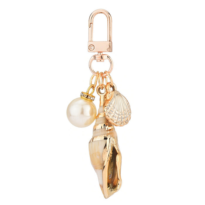 Wholesale Cartoon Conch Tassel Keychain JDC-KC-YPin011