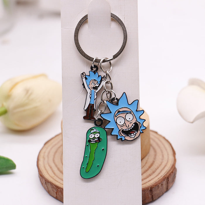 Jewelry WholesaleWholesale Cartoon Anime Metal Keychain MOQ≥2 JDC-KC-XiuH002 Keychains 秀弘 %variant_option1% %variant_option2% %variant_option3%  Factory Price JoyasDeChina Joyas De China