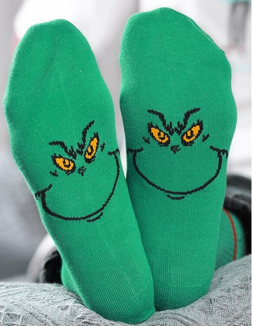 Wholesale Sock Cotton Mid Tube Christmas Cartoon (M) JDC-SK-ZJWL001