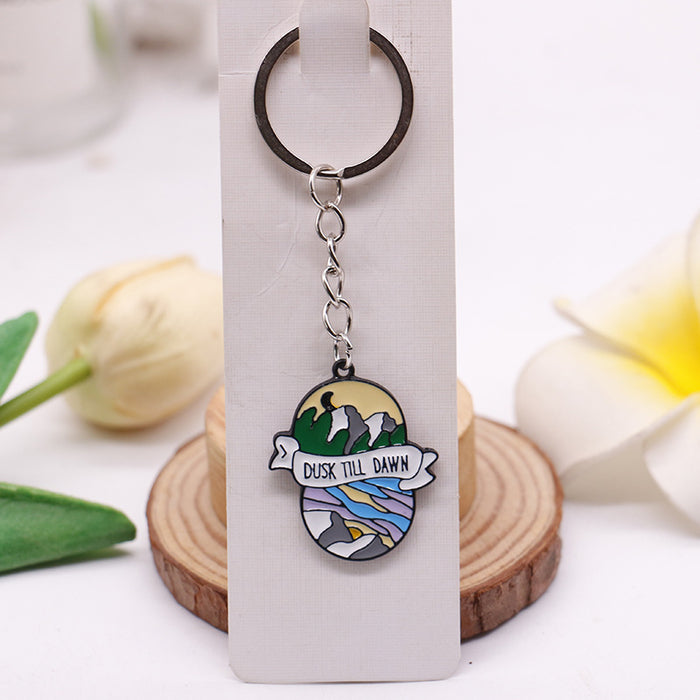 Jewelry WholesaleWholesale Cartoon Metal Avocado Sloth Drift Bottle Keychain MOQ≥2 JDC-KC-XiuH004 Keychains 秀弘 %variant_option1% %variant_option2% %variant_option3%  Factory Price JoyasDeChina Joyas De China