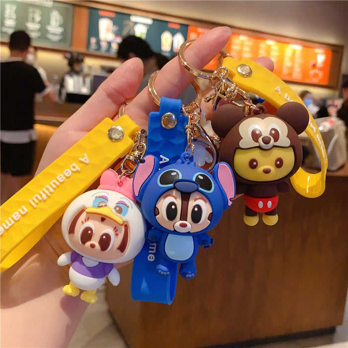 Jewelry WholesaleWholesale Cartoon PVC Soft Rubber Cute Keychain (M) JDC-KC-JFang003 Keychains 九方 %variant_option1% %variant_option2% %variant_option3%  Factory Price JoyasDeChina Joyas De China