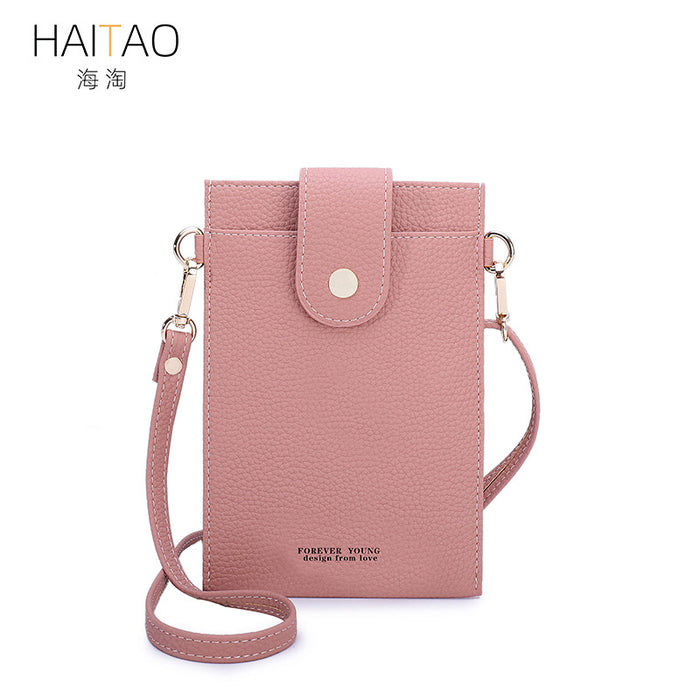 Wholesale Shoulder Bag Solid Color Simple Diagonal MOQ≥3 JDC-SD-HaiT001