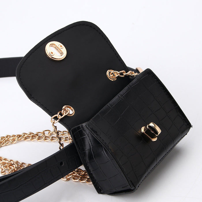 Wholesale Ladies Belt Waist Bag Chain Waist Bag Detachable JDC-WB-KuP010