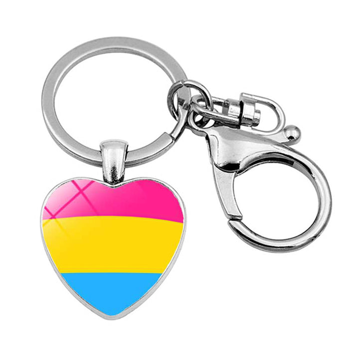 Wholesale Rainbow LGBT Gay Gay Keychain Pendant MOQ≥2 JDC-KC-XuS024