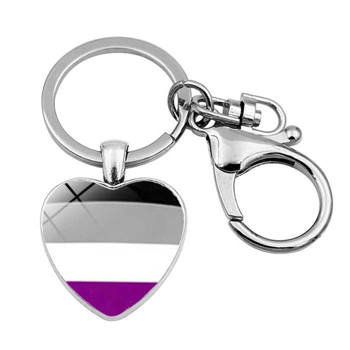 Wholesale Rainbow LGBT Gay Gay Keychain Pendant MOQ≥2 JDC-KC-XuS024