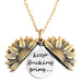 Jewelry WholesaleWholesale Sunflower Open Stainless Steel Graduation Season Necklace JDC-NE-GangGu003 Necklaces 钢古 %variant_option1% %variant_option2% %variant_option3%  Factory Price JoyasDeChina Joyas De China