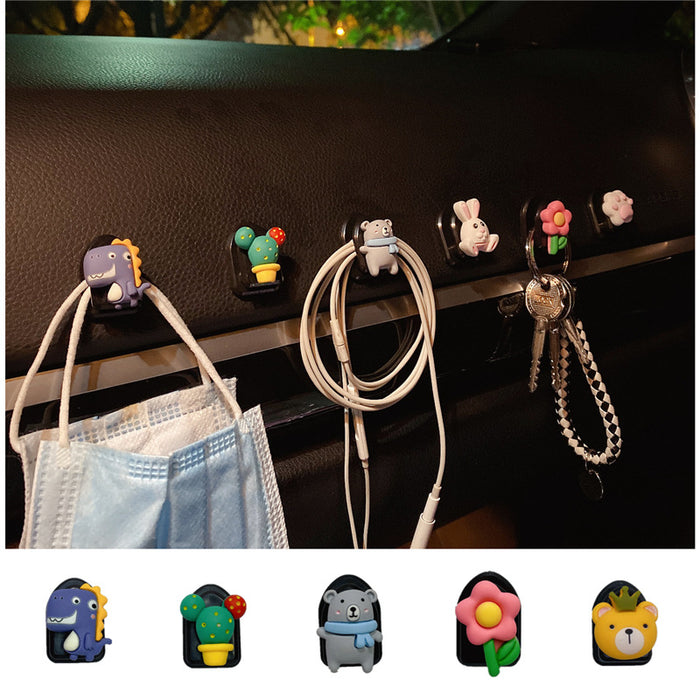 Wholesale Car Accessories Resin Cute Cartoon Car Mini Hook MOQ≥2 JDC-CA-LanYu003