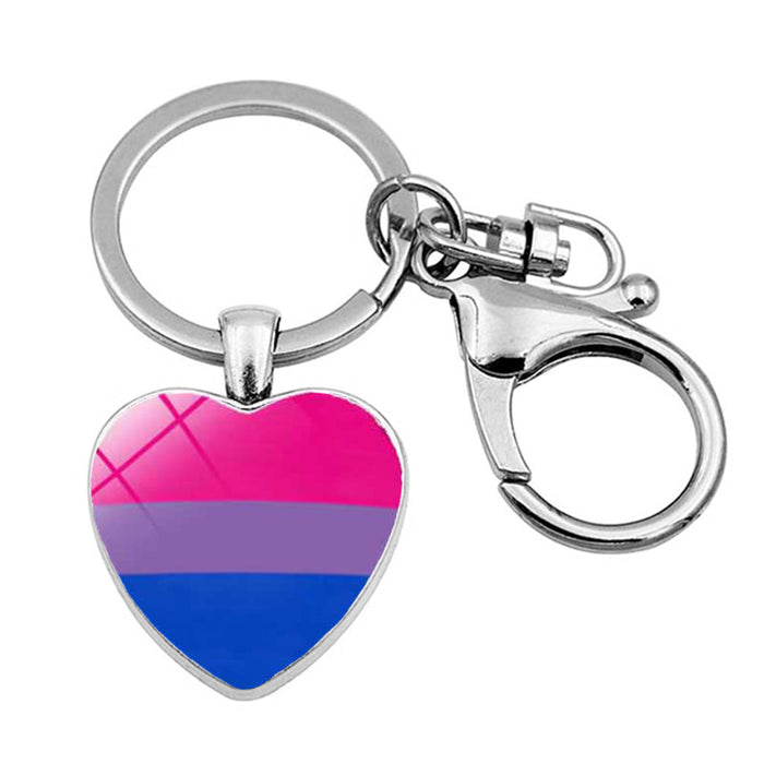 Wholesale Rainbow LGBT Gay Gay Keychain Pendant MOQ≥2 JDC-KC-XuS024