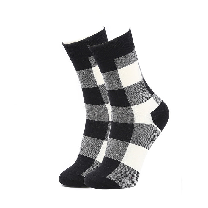 Wholesale Sock Cotton Sweat-absorbent Geometric Socks Men's Tide Street MOQ≥5 JDC-SK-XinH021