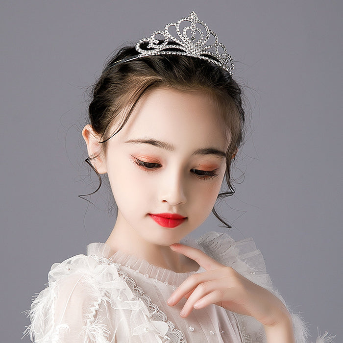 Jewelry WholesaleWholesale Kids Crown Birthday Rhinestone Headband JDC-HD-hongh002 Headband 宏宏 %variant_option1% %variant_option2% %variant_option3%  Factory Price JoyasDeChina Joyas De China