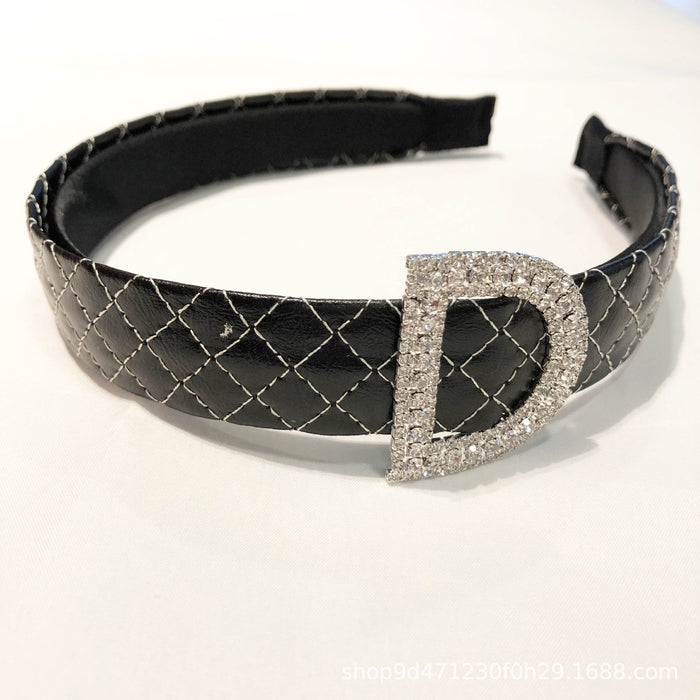 Wholesale headband leather diamond small fragrance feng shui zuan (F) JDC-HD-RuiChong007