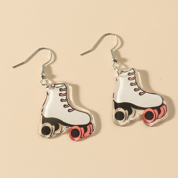 Wholesale Earrings Alloy Acrylic Simple Fun Creative JDC-ES-KAN010