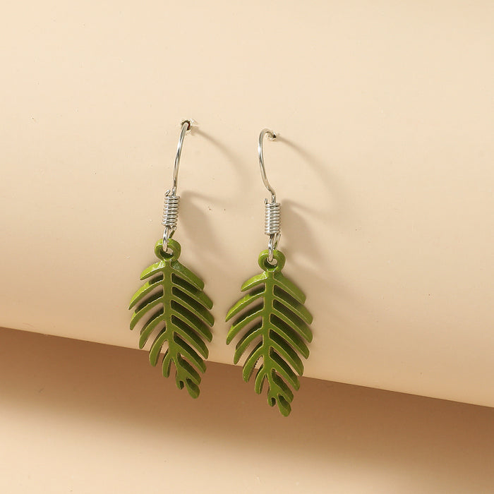 Wholesale Earrings Alloy Acrylic Simple Fun Creative JDC-ES-KAN010