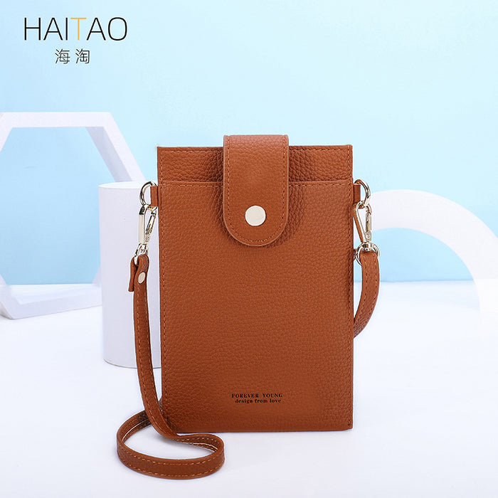 Wholesale Shoulder Bag Solid Color Simple Diagonal MOQ≥3 JDC-SD-HaiT001