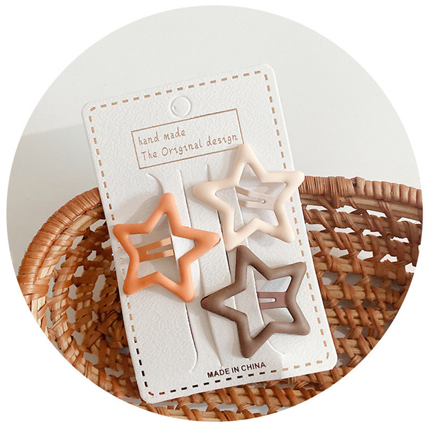 Wholesale Hair Clips Five pointed star hair clip JDC-HC-MiYu014