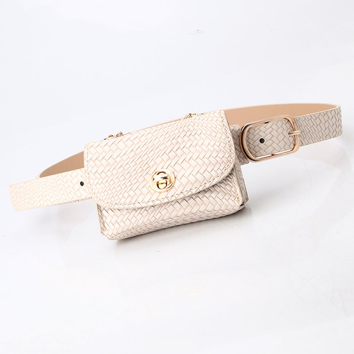 Wholesale Ladies Belt Waist Bag Chain Waist Bag Detachable JDC-WB-KuP010