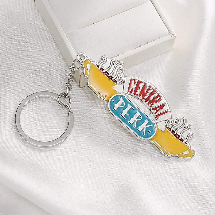 Wholesale Central Perk Alloy Keychain MOQ≥2 JDC-KC-RQai001