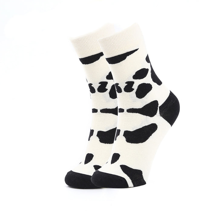 Wholesale Sock Cotton Sweat-absorbent Geometric Socks Men's Tide Street MOQ≥5 JDC-SK-XinH021