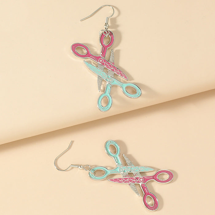 Wholesale Earrings Alloy Acrylic Simple Fun Creative JDC-ES-KAN010