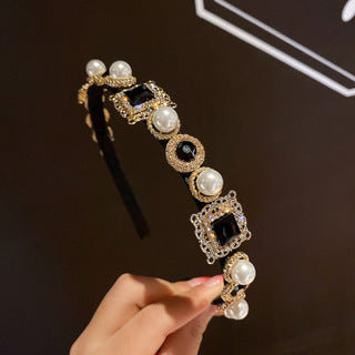 Wholesale Baroque Vintage Rhinestone Headband JDC-HD-BY018