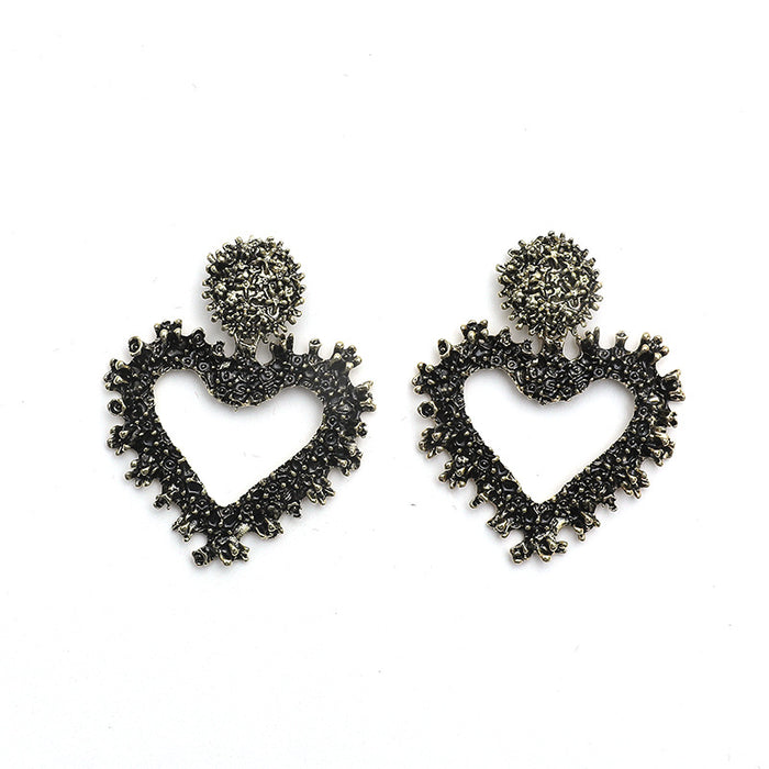 Jewelry WholesaleWholesale vintage cutout geometry love flower carved earrings JDC-ES-KaiQ001 Earrings 凯庆 %variant_option1% %variant_option2% %variant_option3%  Factory Price JoyasDeChina Joyas De China